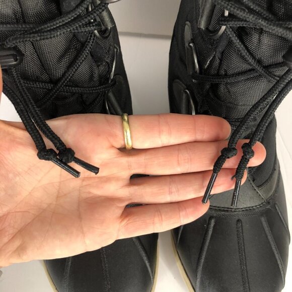 Hi-Tec‎ Talia Black Shell Puffer Waterproof Winter Snow Boots Sz 9 - Picture 11 of 15